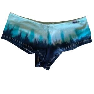 Womens Undies Size Large Tie Dye Blue